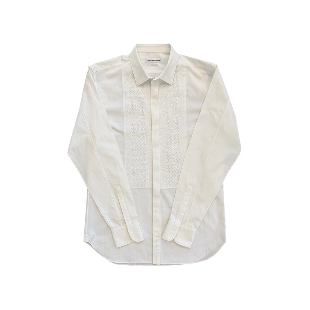Size XL - Alexander McQueen Long Sleeve Tuxedo Shirt